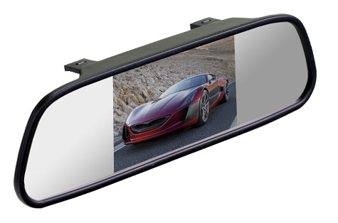 Зеркало заднего вида с монитором Silverstone F1 Interpower IP Mirror 4.3 16:9 480x272 4Вт