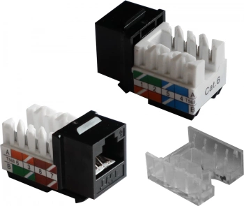 Модуль Lanmaster TWT-OK45UTP/6-BK информ. KeystoneRJ45 1 кат.6 UTP черн. (упак.:1шт)