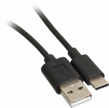 Кабель USB (m)-USB Type-C (m) 1м черный