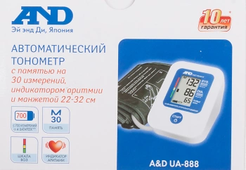 Тонометр автоматический A&D  UA-888 E M