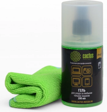 Чистящий набор (салфетки + гель) Cactus CS-S3004BL