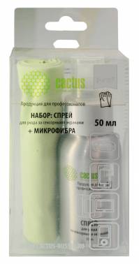 Чистящий набор (салфетки + спрей) Cactus CSP-S3001AL