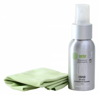 Чистящий набор (салфетки + спрей) Cactus CSP-S3001AL
