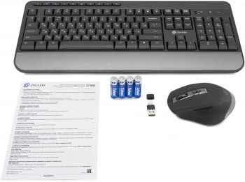 Клавиатура + мышь Оклик S290W