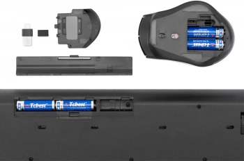 Клавиатура + мышь Оклик S290W