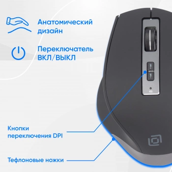 Клавиатура + мышь Оклик S290W