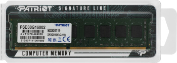 Память DDR3 8GB 1600MHz Patriot  PSD38G16002