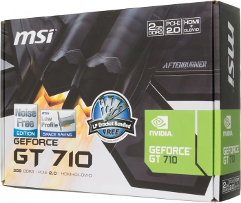 Видеокарта MSI PCI-E 2.0 GT 710 2GD3H LP NVIDIA  GeForce GT 710