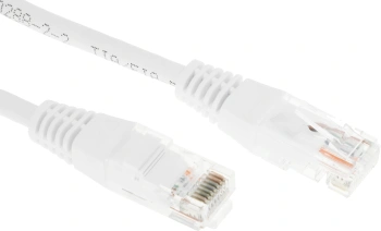 Патч-корд Lanmaster TWT-45-45-0.5-WH UTP RJ-45 вил.-вилка RJ-45 кат.5E 0.5м белый ПВХ (уп.:1шт)