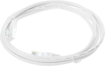 Патч-корд Lanmaster TWT-45-45-2.0-WH UTP RJ-45 вил.-вилка RJ-45 кат.5E 2м белый ПВХ (уп.:1шт)