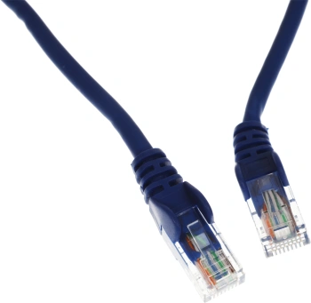 Патч-корд Lanmaster LAN-PC45/U5E-0.5-BL UTP RJ-45 вил.-вилка RJ-45 кат.5E 0.5м синий LSZH (уп.:1шт)