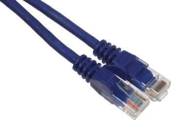 Патч-корд Lanmaster LAN-PC45/U5E-2.0-BL UTP RJ-45 вил.-вилка RJ-45 кат.5E 2м синий LSZH (уп.:1шт)
