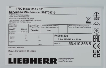 Холодильник Liebherr T 1700