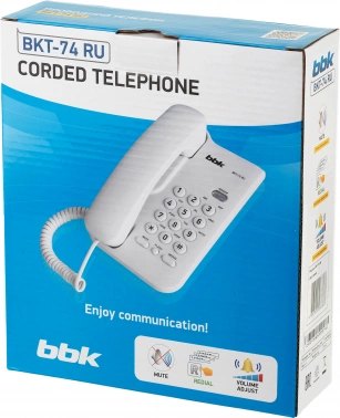 Телефон проводной BBK BKT-74 RU