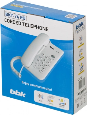 Телефон проводной BBK BKT-74 RU