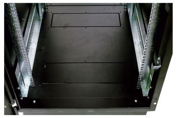 Шкаф коммутационный ЦМО (ШТК-М-42.8.8-1ААА-9005) напольный 42U 800x800мм пер.дв.стекл задн.дв.стал.лист 2 бок.пан. 500кг черный 655мм 123.39кг 180град. 2030мм