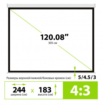 Экран Cactus 120