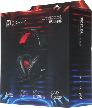 Наушники с микрофоном Оклик HS-L320G Phoenix