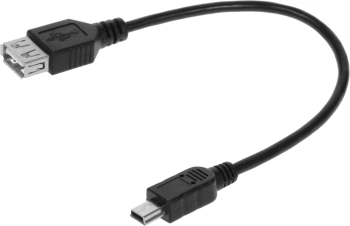 Кабель Buro OTG_MINI 0.2м черный