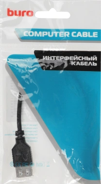 Кабель Buro OTG_MINI 0.2м черный