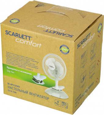 Вентилятор настольный Scarlett SC-DF111S01