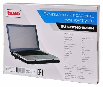 Подставка для ноутбука Buro BU-LCP140-B214H