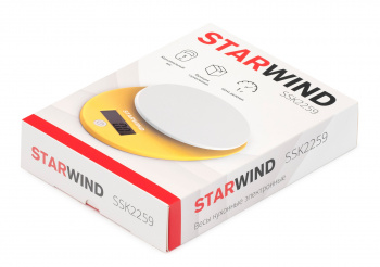 Весы кухонные электронные Starwind SSK2259