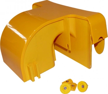 Кабельный канал Lanmaster LAN-OT120-OB желтый