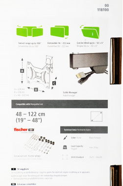 Кронштейн для телевизора Hama H-118100