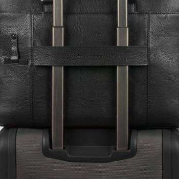 Сумка мужская Piquadro Modus CA3339MO/N с отделением для ноутбука черная натур.кожа