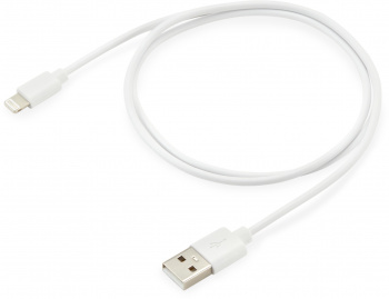 Кабель Buro BHP LIGHTNING 0.8 USB (m)-Lightning (m) 0.8м белый