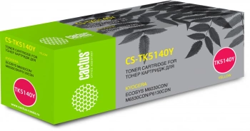 Картридж лазерный Cactus CS-TK5140Y