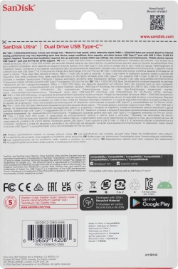 Флеш Диск Sandisk 128GB Ultra Dual