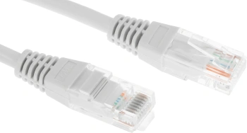 Патч-корд Lanmaster TWT-45-45-10-GY UTP RJ-45 вил.-вилка RJ-45 кат.5E 10м серый ПВХ (уп.:1шт)