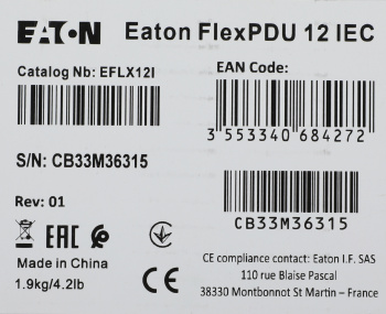 Распределитель питания Eaton EFLX12I
