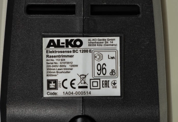 Триммер электрический Al-Ko BC 1200 E