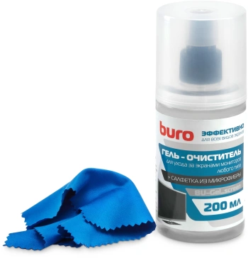 Чистящий набор (салфетки + гель) Buro BU-Gel_screen