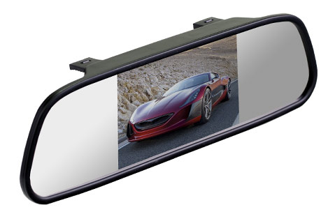 Зеркало заднего вида с монитором Silverstone F1 Interpower IP Mirror HD 5 16:9 800x480 6Вт