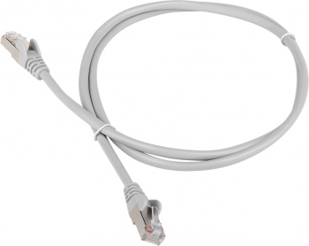 Патч-корд Lanmaster LAN-PC45/S5E-5.0-GY FTP RJ-45 вил.-вилка RJ-45 кат.5E 5м серый LSZH