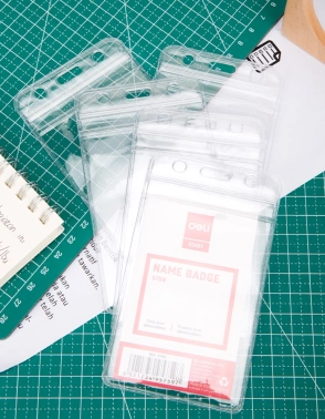 Бейдж для пропуска Deli E5759