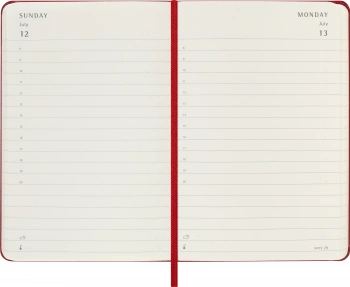 Ежедневник Moleskine CLASSIC Pocket 90x140мм 400стр. красный