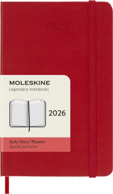 Ежедневник Moleskine CLASSIC Pocket 90x140мм 400стр. красный