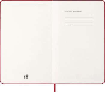 Ежедневник Moleskine CLASSIC Large 130х210мм 400стр. красный