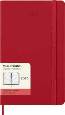 Ежедневник Moleskine CLASSIC Large 130х210мм 400стр. красный