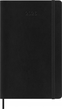 Ежедневник Moleskine CLASSIC SOFT Large 130х210мм 400стр. мягкая обложка черный