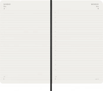 Ежедневник Moleskine CLASSIC SOFT Large 130х210мм 400стр. мягкая обложка черный