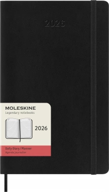 Ежедневник Moleskine CLASSIC SOFT Large 130х210мм 400стр. мягкая обложка черный
