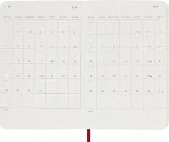 Ежедневник Moleskine CLASSIC SOFT Pocket 90x140мм 400стр. мягкая обложка красный