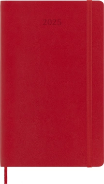 Ежедневник Moleskine CLASSIC SOFT Large 130х210мм 400стр. мягкая обложка красный