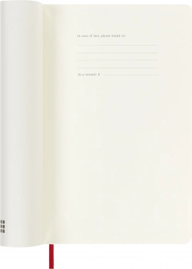 Ежедневник Moleskine CLASSIC SOFT Large 130х210мм 400стр. мягкая обложка красный